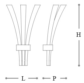 Wall Lamp-Pulsa-Incanto-Italamp-Dimensions